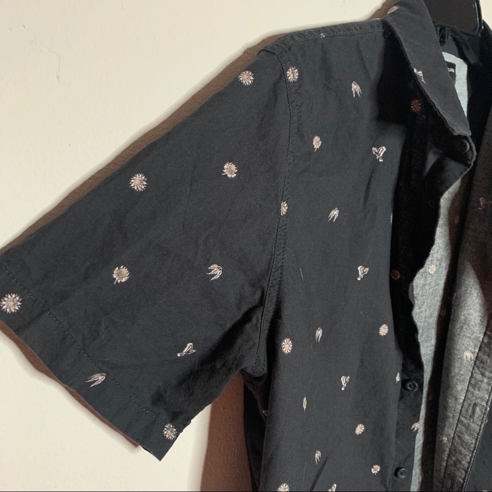 Quicksilver Printed Flower Button Down Shirt - image 2